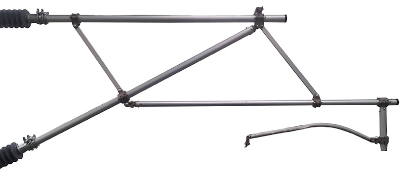 Dispositivo de soporte de brazo de aleación de aluminio de tipo unificado simplificado (suministro según número de plano de diseño)