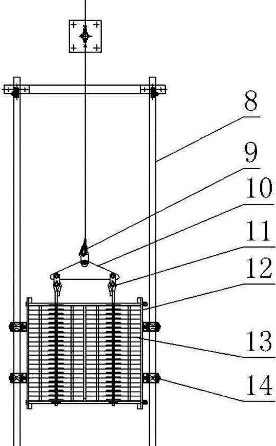Bastidor limitador 23-6 para túnel (tipos B/C)