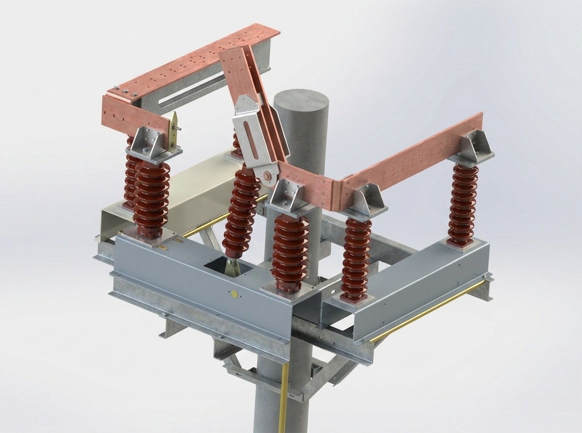 GW4-27.5/6000-JZ Seccionador para corriente alterna y continua (vías de pruebas, 1.5/27.5kV, 6000A)