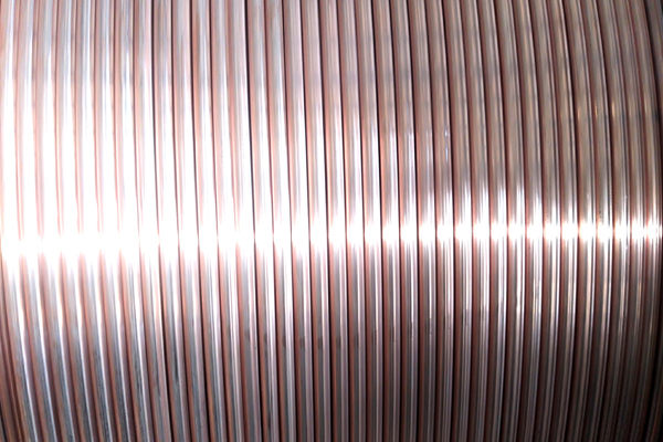 Vista real del cable de contacto de aleación de cobre-magnesio series CTM/CTMH